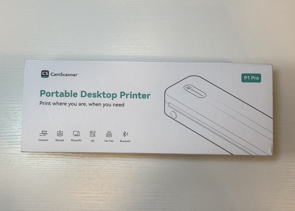 CamScanner P1 Pro Thermal Printer Portable Bluetooth NEW SEALED - FREE SHIPPING